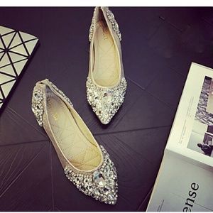 Wedding flats size 8.5